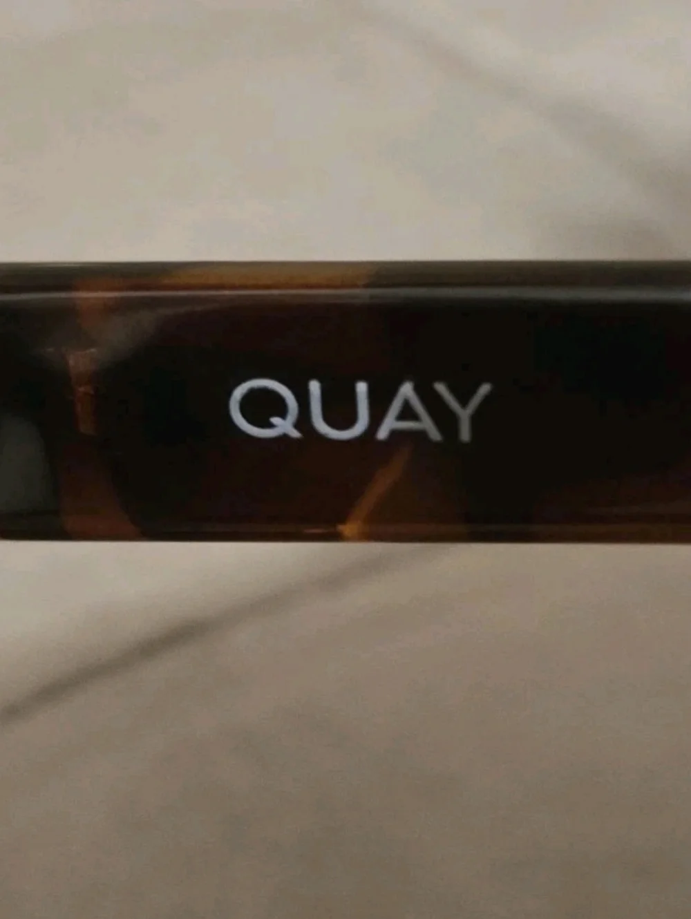 QUAY Tortoiseshell 'After Hours Mini' Clear Glasses